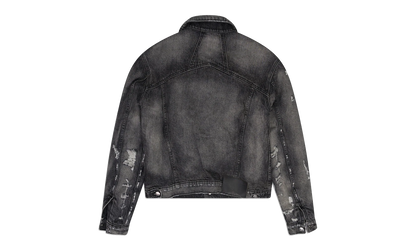 Ripped Denim Jacket "Grey" RHDMOTW0066 GRY