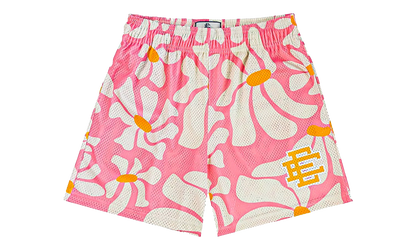 EE BASIC SHORT "SS24 - Pink Daisies/Yellow" EE783