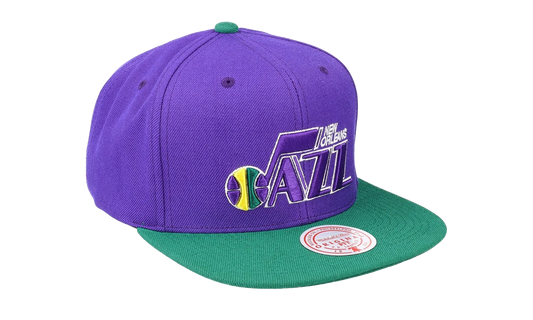 NBA Hardwood Classics Team 2 Tone 2.0 Snapback Cap "Utah Jazz - Purple / Green" HHSS3267 NOJYYPPPPRGN