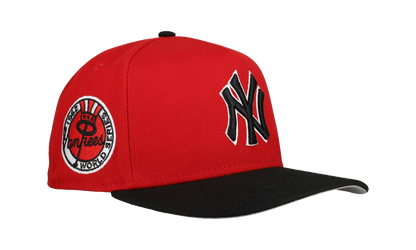 9FIFTY New York Yankees 1962 World Series A Frame Snapback Hat "Red / Black" NE236