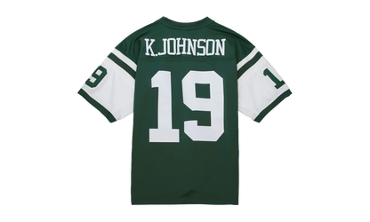 NFL Keyshawn Johnson Dark Jersey "1998 New York Jets - Hunter Green" LGJY6208 NYJ98KJHHNGN