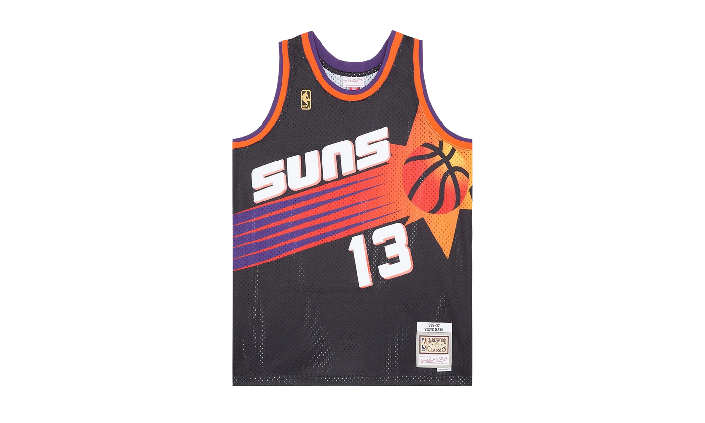 NBA Steve Nash Swingman Alternate Jersey "1996 Phoenix Suns - Black" SMJYGS18203 PSUBLCK96SNA