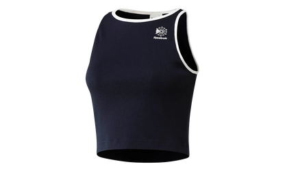 Athletic Casual Ribbed Tank Top WMNS "Navy/White" BK4118