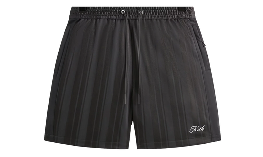 Pinstripe Tricot Active Shorts "Carbon" KHM060697 016
