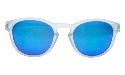 Latch (A) Polarized Sunglasses "Matte Clear / PRIZM Sapphire" OO9349 48