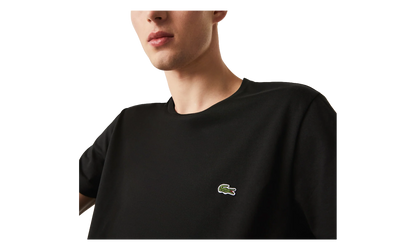 Crew Neck Pima Cotton Jersey T-shirt "Black" TH6709 031