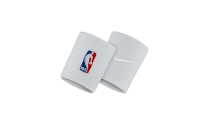 NBA Elite Wristbands "White" NKN03100