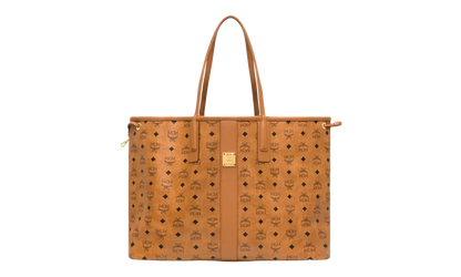 Large Liz Shopper in Visetos "Cognac" MWPCSVI02CO001