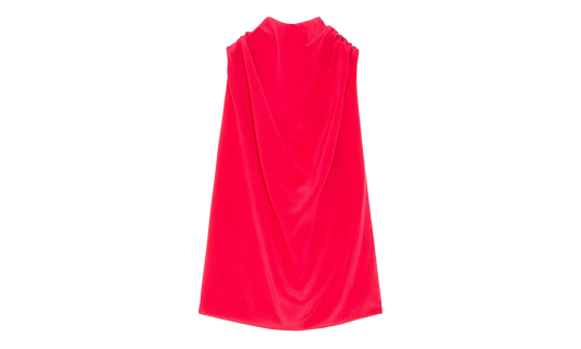 SILK SLEEVELESS SCARF TOP "Red" RW TO0011 5735 A23 594