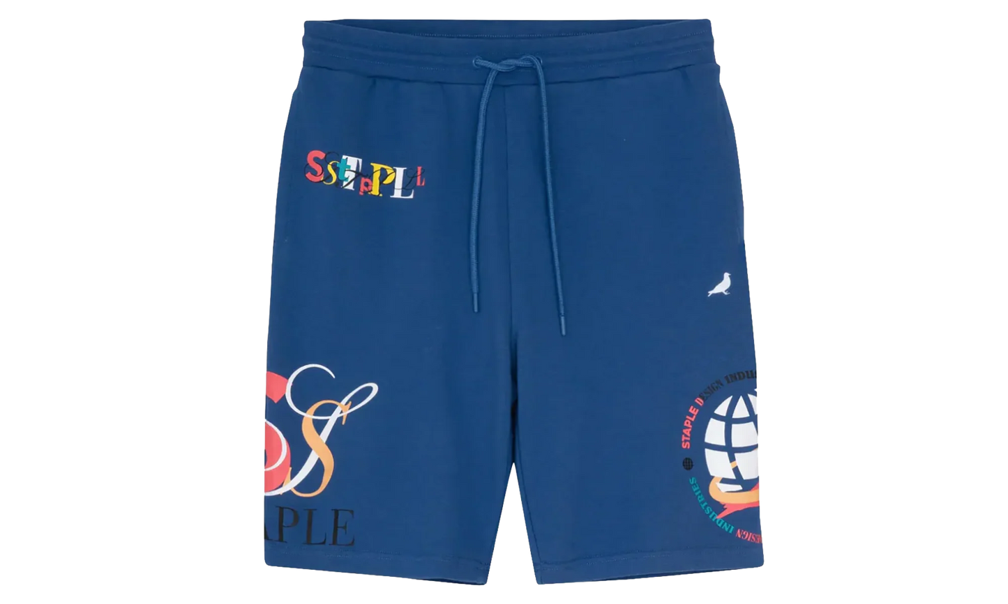 McBaine AOP Sweatshort "Blue" 354BBBBB