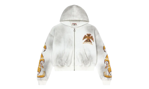 Reborn Waffle Zip-Up Hoodie "White" 11451 1SS2604VFRWZU WHIT