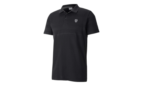 Scuderia Ferrari Striped Polo "Black" 596123 01