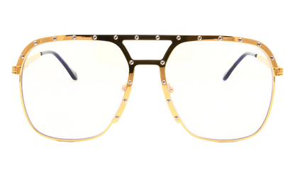 Axel 24KT Two-Tone "Yellow Gold / Clear" MPAX2 0002 28C4