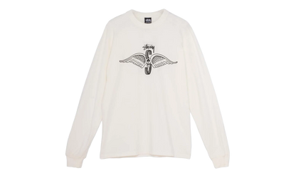 Skull Wings Pigment Dyed Long-Sleeve "Natural" STUS367
