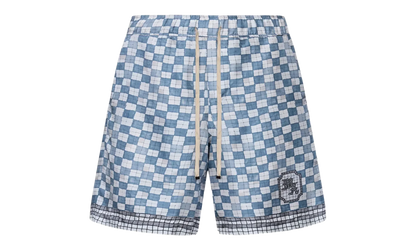 MA Checkered Shorts "Steel" AMBMSO1037 396