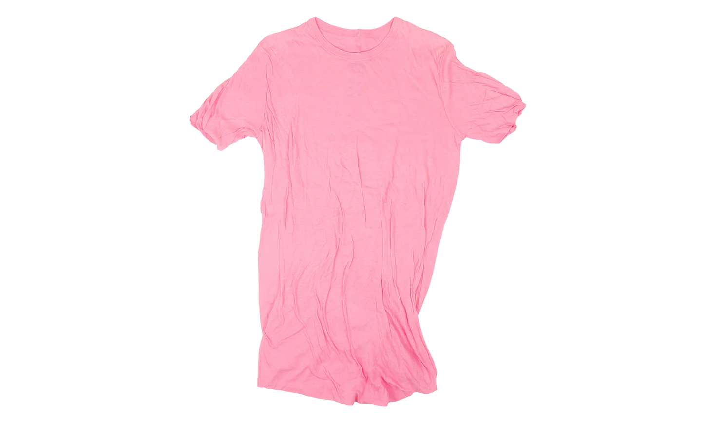Pop Double Cotton Short Sleeve T-Shirt "Pink" PDC001