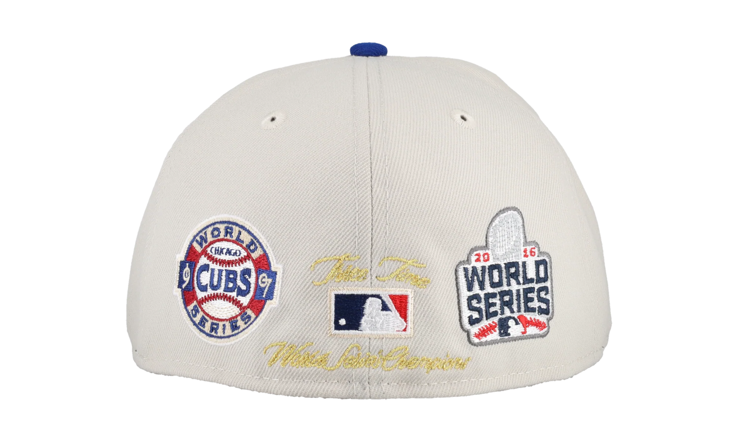 59FIFTY Chicago Cubs World Class Champions Pack Fitted Hat "White / Grey" 123451294258
