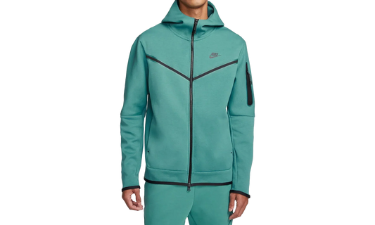 Sportswear Tech Fleece Full‑Zip Hoodie "Mineral Teal" CU4489 381