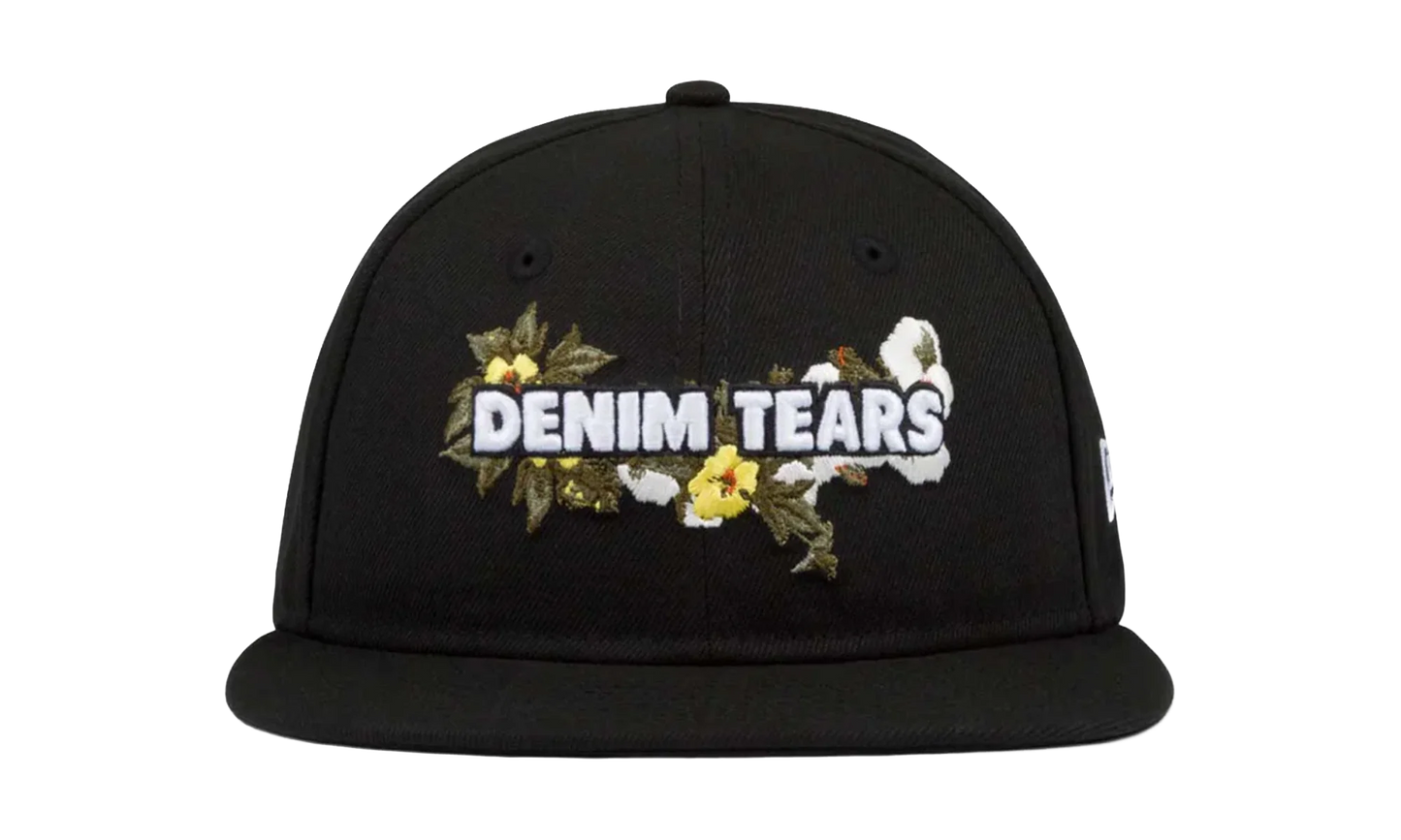 Floral Logo Adjustable Hat "New Era - Black" DT568