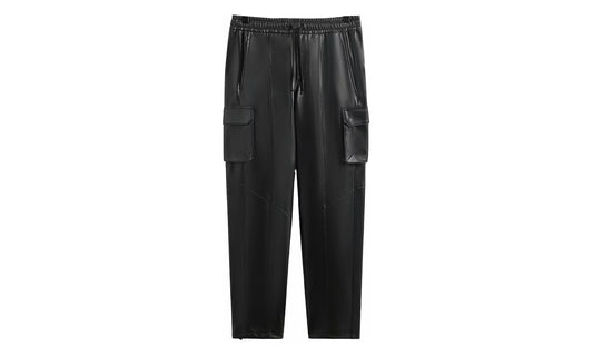 Leather Sennet II Black Cargo Pants "Black" KITH15