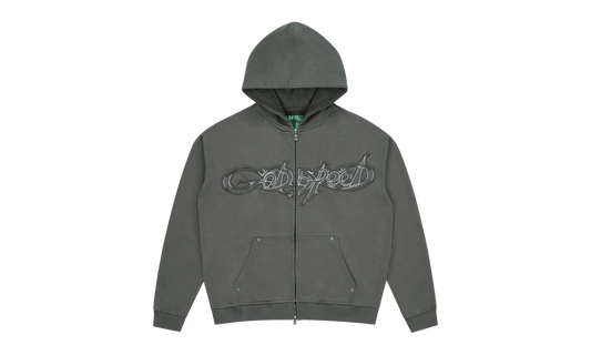 Raw Import Zip Up Hoodie "Grey" 10079159
