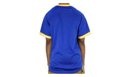 NBA Golden State Warriors Seasoned Pro Mesh Button Up "Golden State Warriors - Blue" 418TA3103AGSWIH