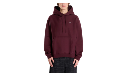 Solo Swoosh Fleece Hoodie "Burgundy Crush" HV1082 652