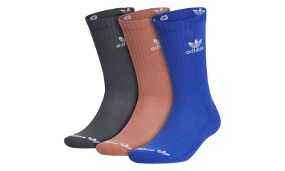 COLOR WASH CREW SOCKS - 3 PACK "Blue / Gray / Clay" GB3945C