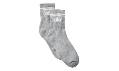 Half-Crew Throwback Sock "Grey / White" ALO03