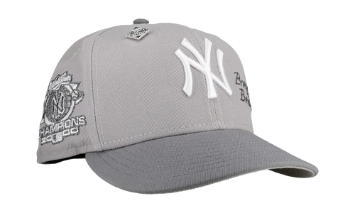 59FIFTY New York Yankees 2000 World Series Fitted Hat "Cool Grey" NE265