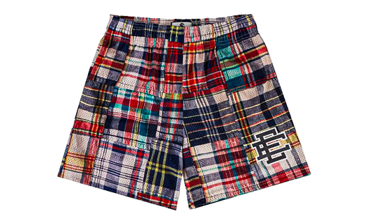 EE BASIC SHORT "Madras - Plaid/Grey EE" EE723