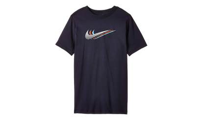 Sportswear Triple Swoosh Tee GS "Midnight Navy" CU4572 451