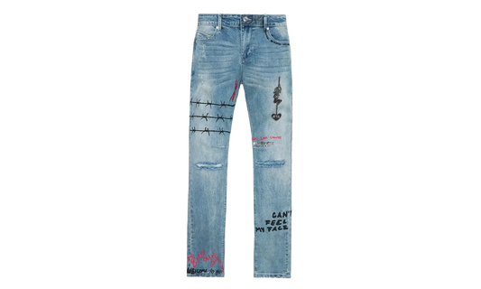 Bryant Skinny Jeans "Blue RLD Artistic" MRLDD899 B1205BLRLA