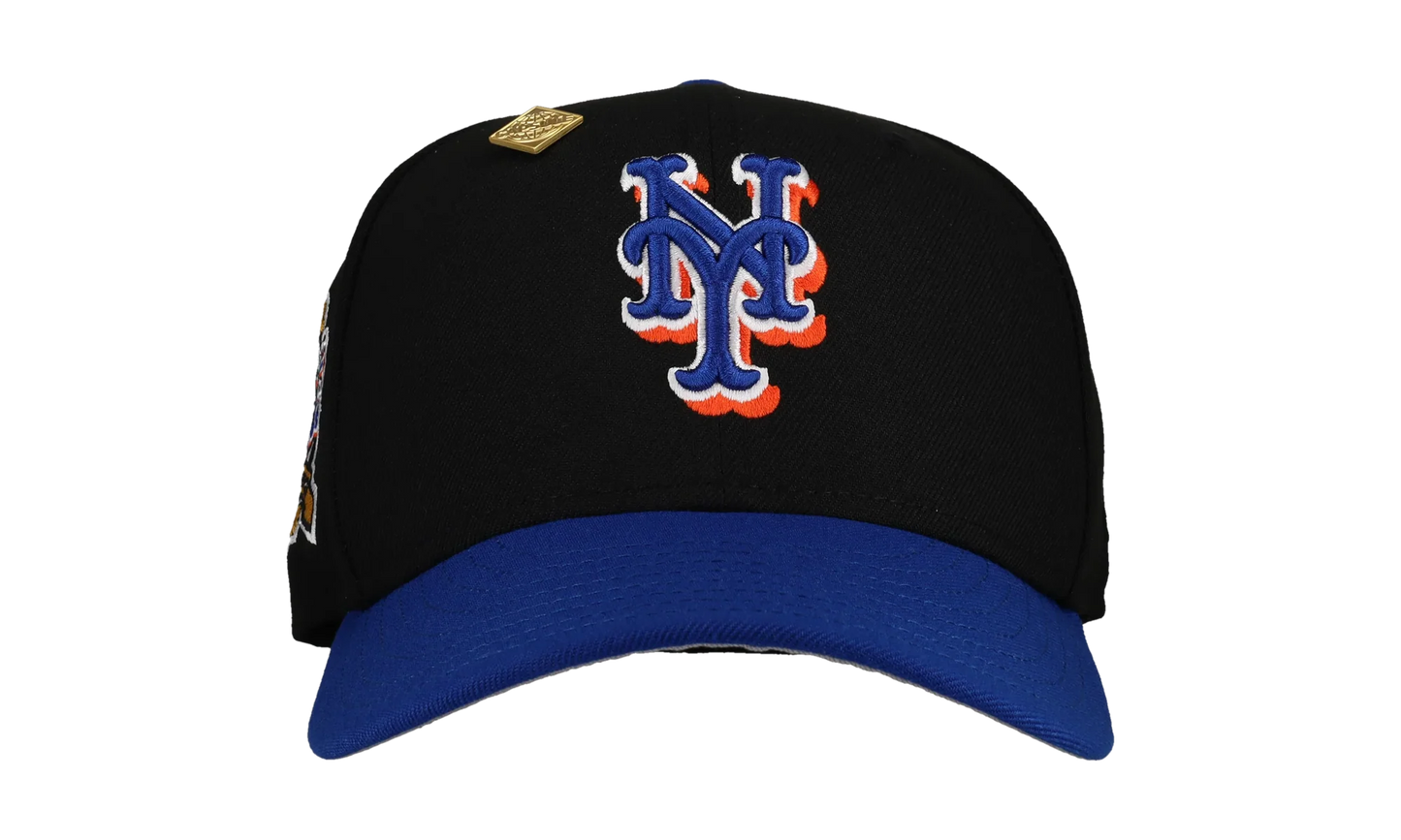 59FIFTY New York Mets 40th Anniversary Classics Fitted Hat "Black / Blue" NE192