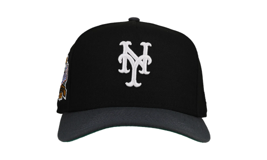 9FIFTY New York Mets 40th A Frame Snapback Hat "Black / Graphite" NE196