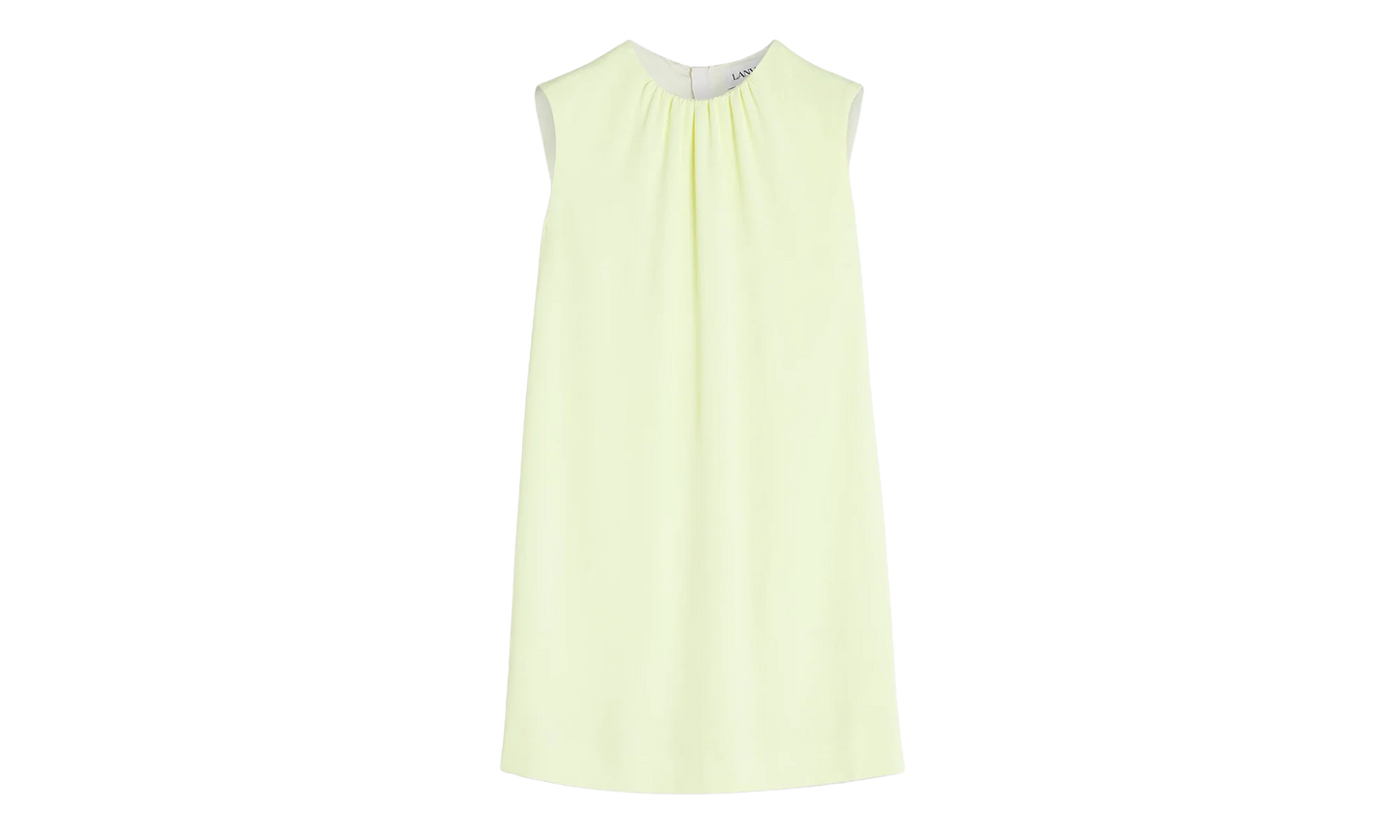 GATHERED NECK MINI DRESS "CITRON" RW DR0025 5606 P23_87