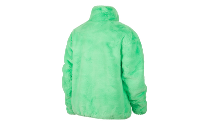 Sportswear Faux Fur Jacket WMNS "Green / Black" CU6558 328