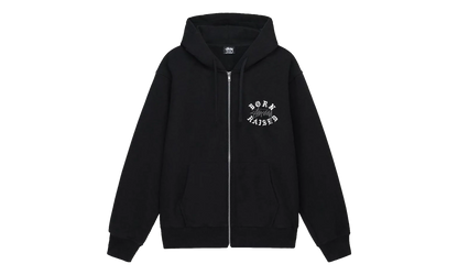 Born X Raised Logo Zip Hoodie "Black" STUS423