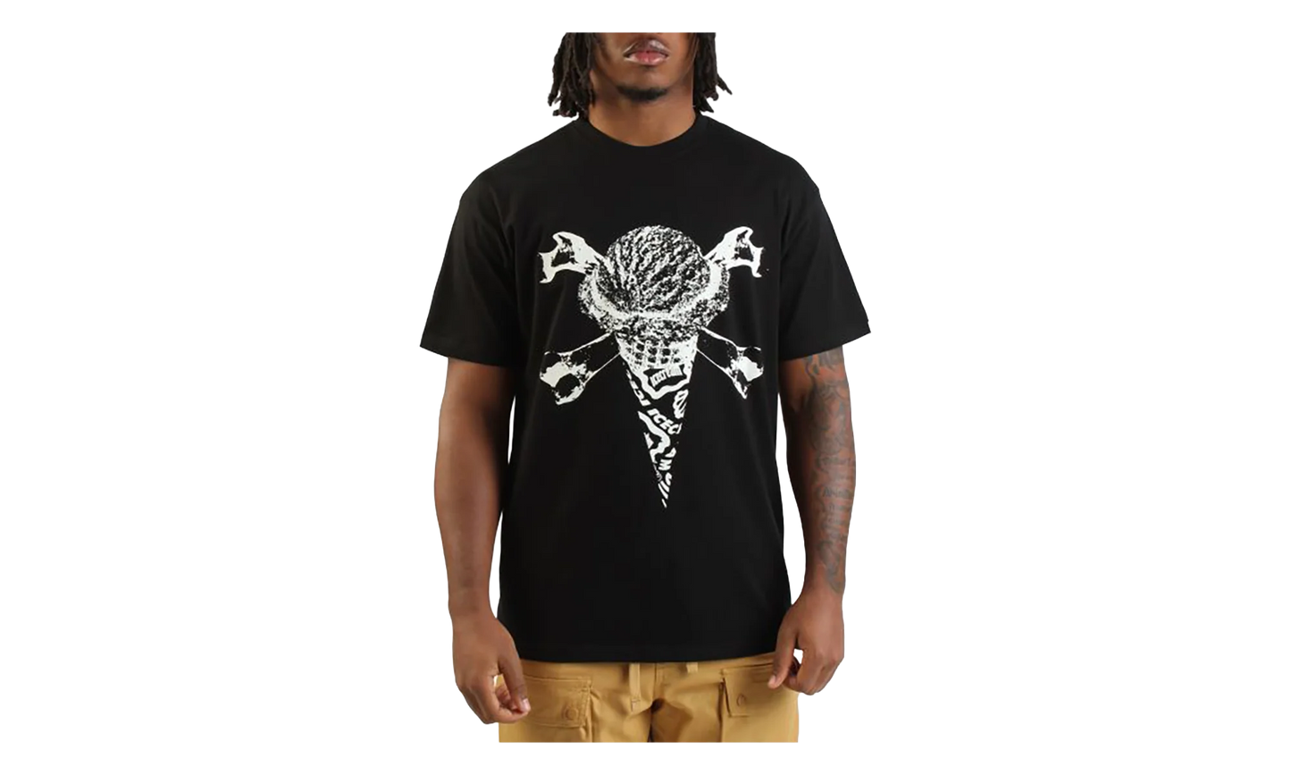 Bones Short Sleeve Tee "Black" 451 8202 Black