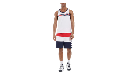 Quillan Graphic Tank Top "White / Peacoat" LM015758 100