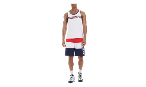 Quillan Graphic Tank Top "White / Peacoat" LM015758 100