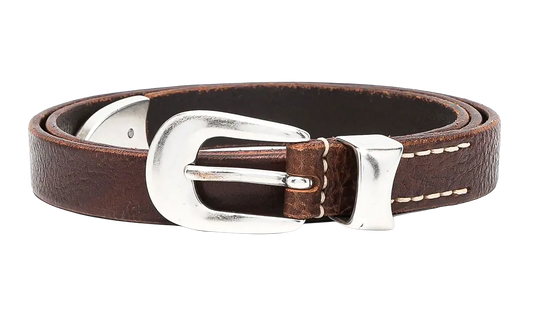 2CM Leather Belt "Brown" A2208BBR