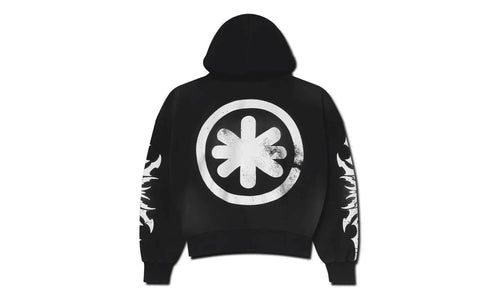 Acid Wash Zip Up Hoodie "Complex Con Exclusive - Black" 10067208