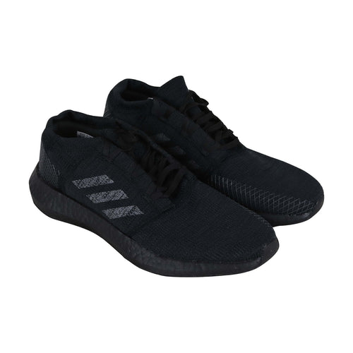 Pureboost Go F35786 Mens Black Canvas Lace Up Lifestyle Sneakers Shoes