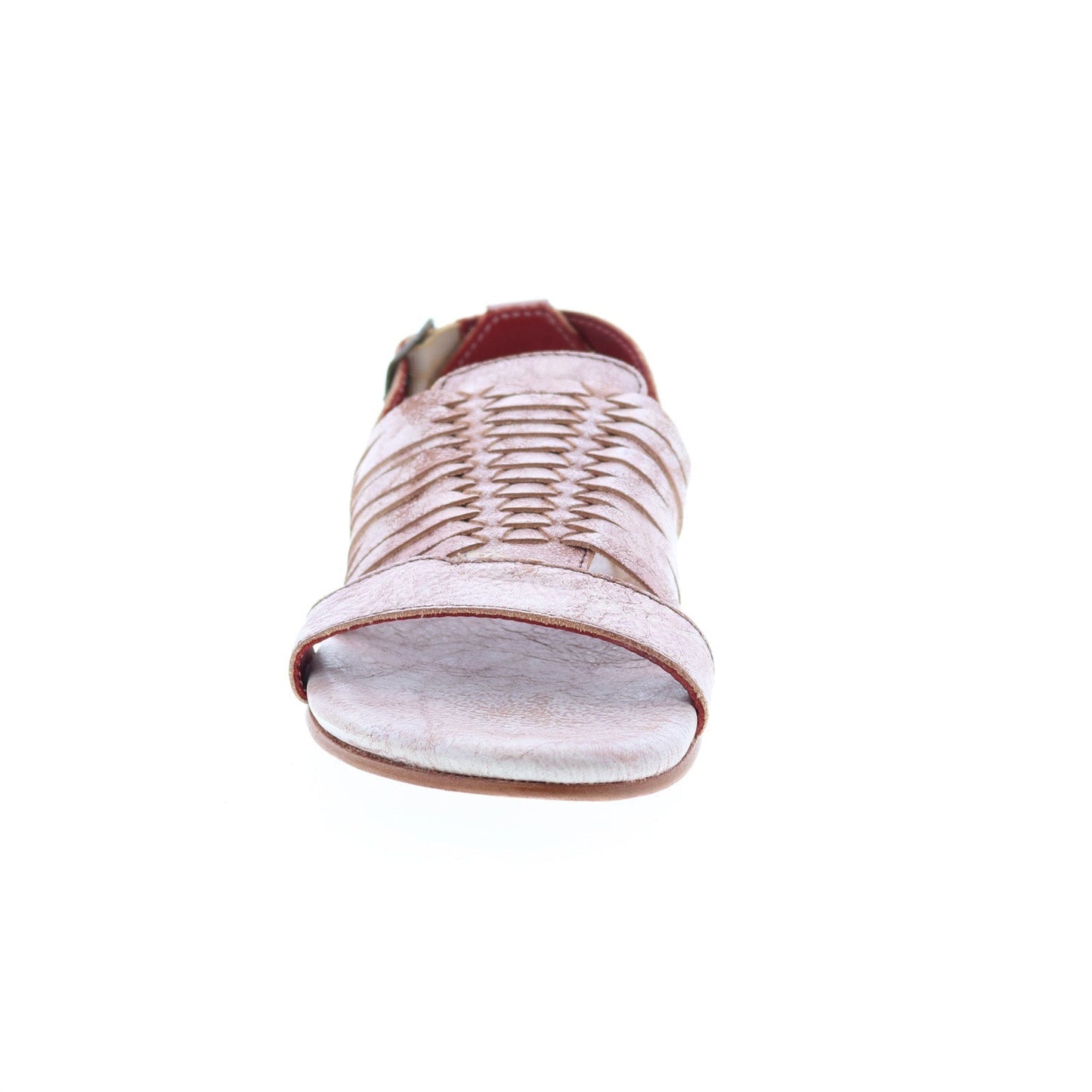 Bed Stu Ingritt F373153 Womens Brown Leather Hook & Loop Strap Sandals Shoes