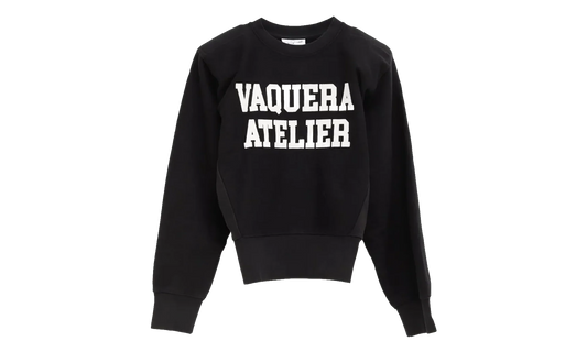 Logo Sweatshirt with Shoulder Pads "Black" VAQ10T015