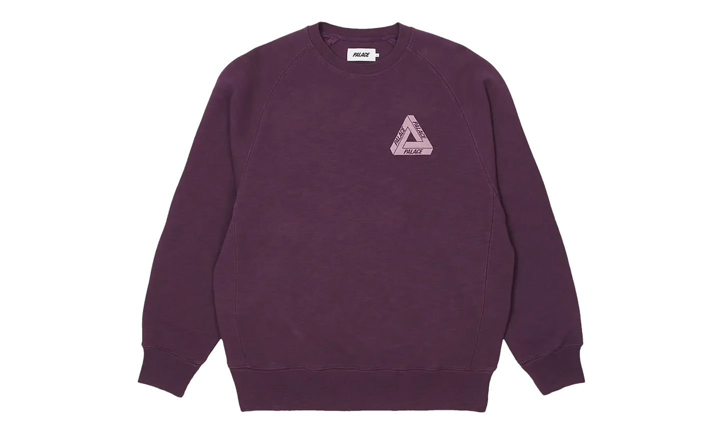 Tri-Ferg Slub Crewneck Sweatshirt "Purple" p0131