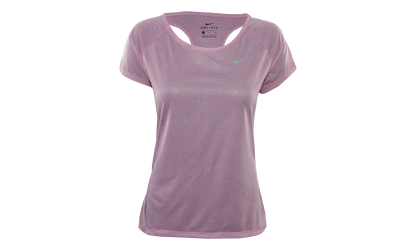 Breathe Short Sleeve Running Top WMNS "Orchid / Heather" 831780 565
