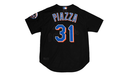 MLB Mike Piazza Jersey "2000 New York Mets - Black" ABBF7117 NYM00MPIBLCK