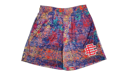 EE Basic Shorts "Rug 8 - Multicolor / Burgandy" EE162